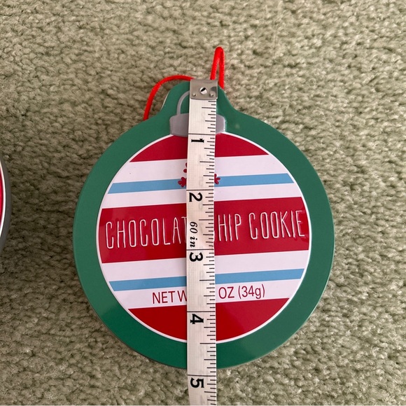 Lot of 3 empty Chocolate Cookie Ornament Tin box for Christmas - Picture 4 of 6
